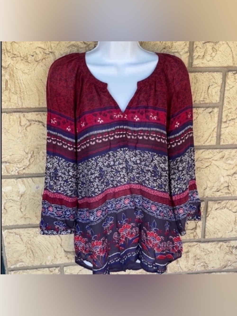 Beach Lunch lounge Tunic Top Light Thin Boho Small loose fit